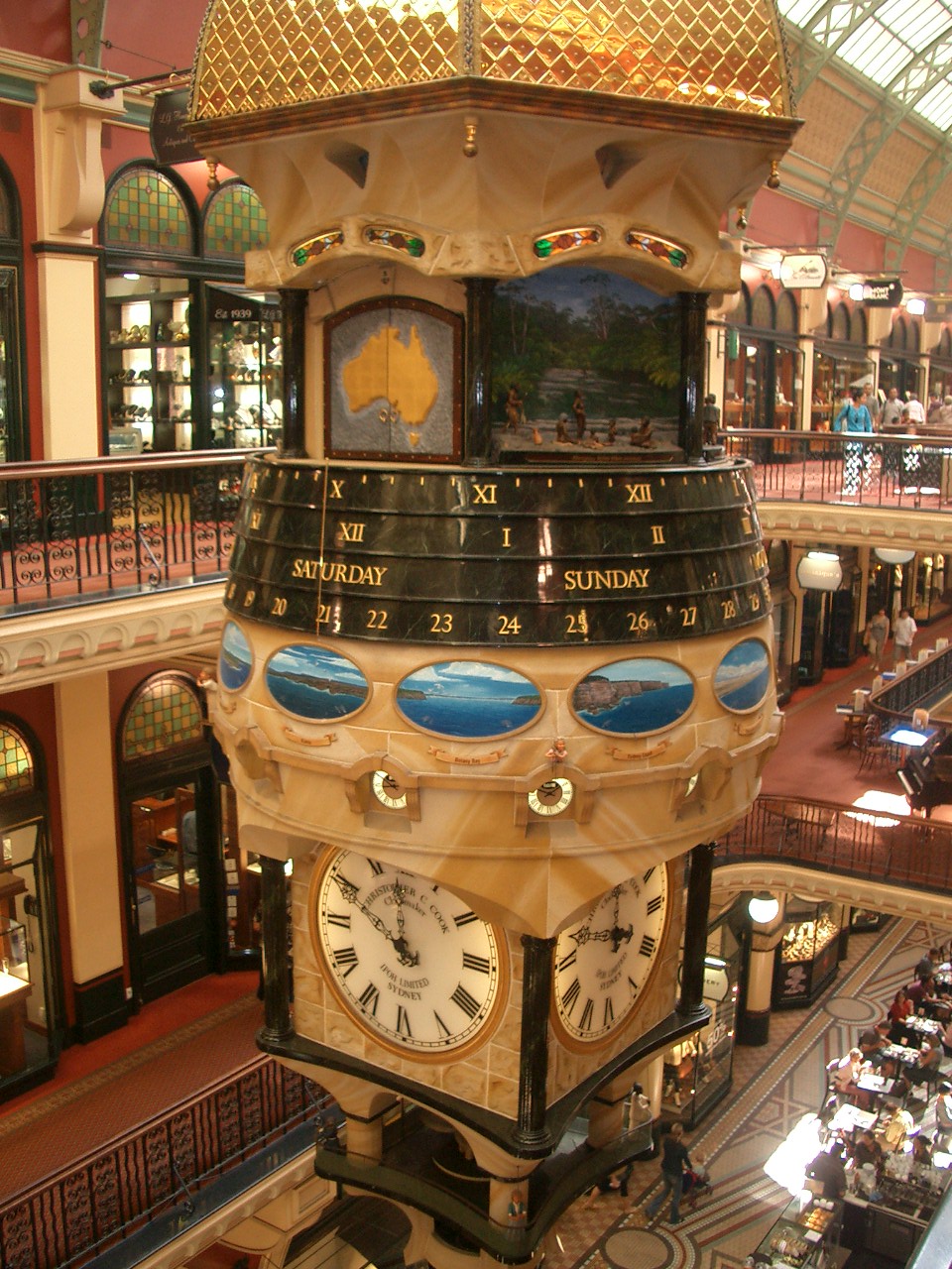 ＱＶＢ、クイーン・ヴィクトリア・ビルディングの時計